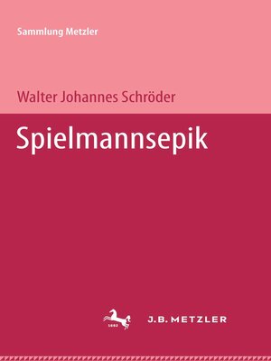 cover image of Spielmannsepik
